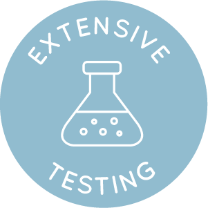 blue extensive testing logo