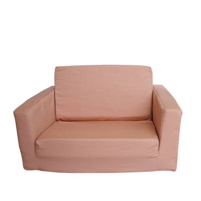 Linen Fold Out Sofa