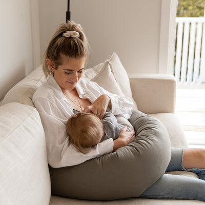 100% Wool Filled Pregnancy and Breastfeeding Pillow