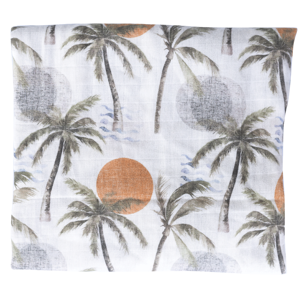 Palm Tree Muslin Wrap