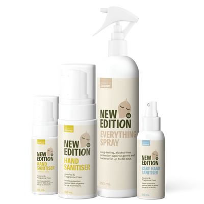 Family, Travel and Surface Sanitising Pack by New Edition NZ